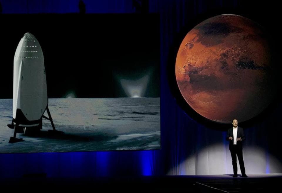 马斯克的下一步：20年内送100万移民去火星