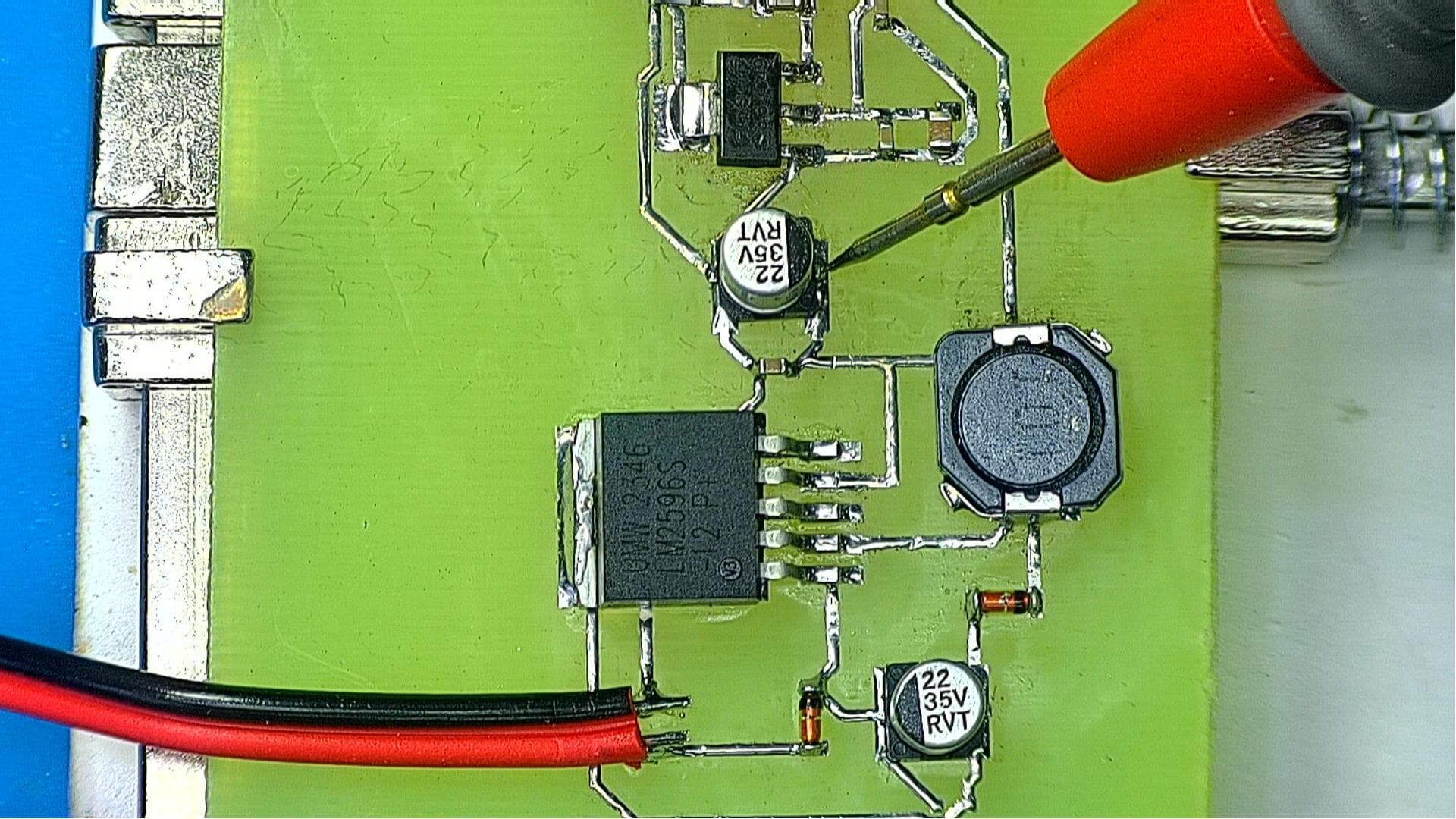 LM2596输入输出电压以及负载特性测试报告