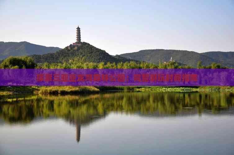 三亚亚龙湾森林公园游玩攻略：4-5小时完整游玩时间指南