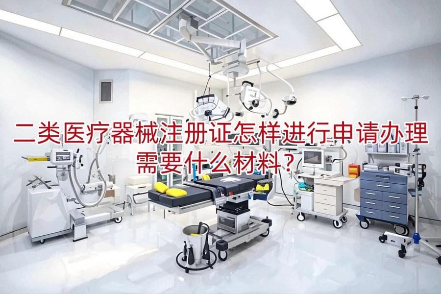 二类医疗器械注册证怎样进行申请办理需要什么材料？