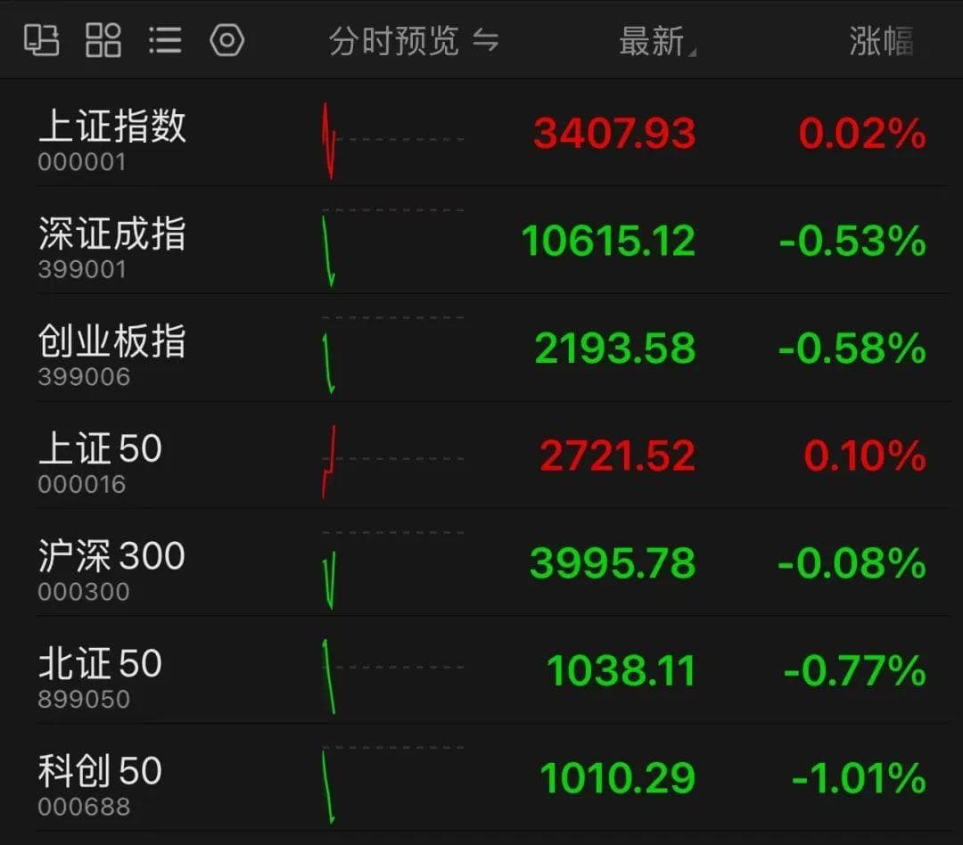A股开盘表现分化：权重股护盘小盘股重挫，分析师展望2025年市场走势