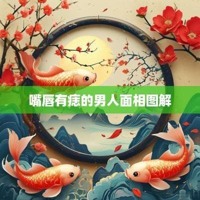 嘴唇有痣的男人面相图解