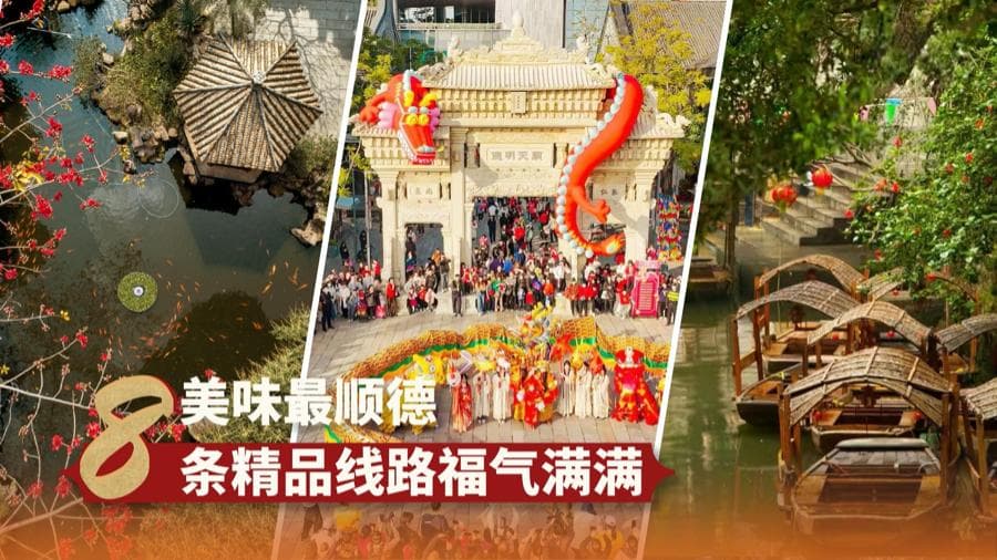 到顺德过蛇年春节，八条线路好吃好玩不重样