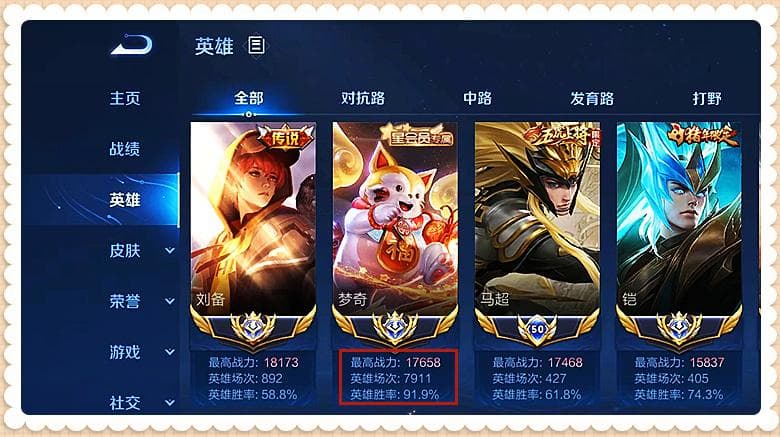 王者荣耀：普通梦奇玩家每天玩8小时游戏，能将战力打到17658分吗