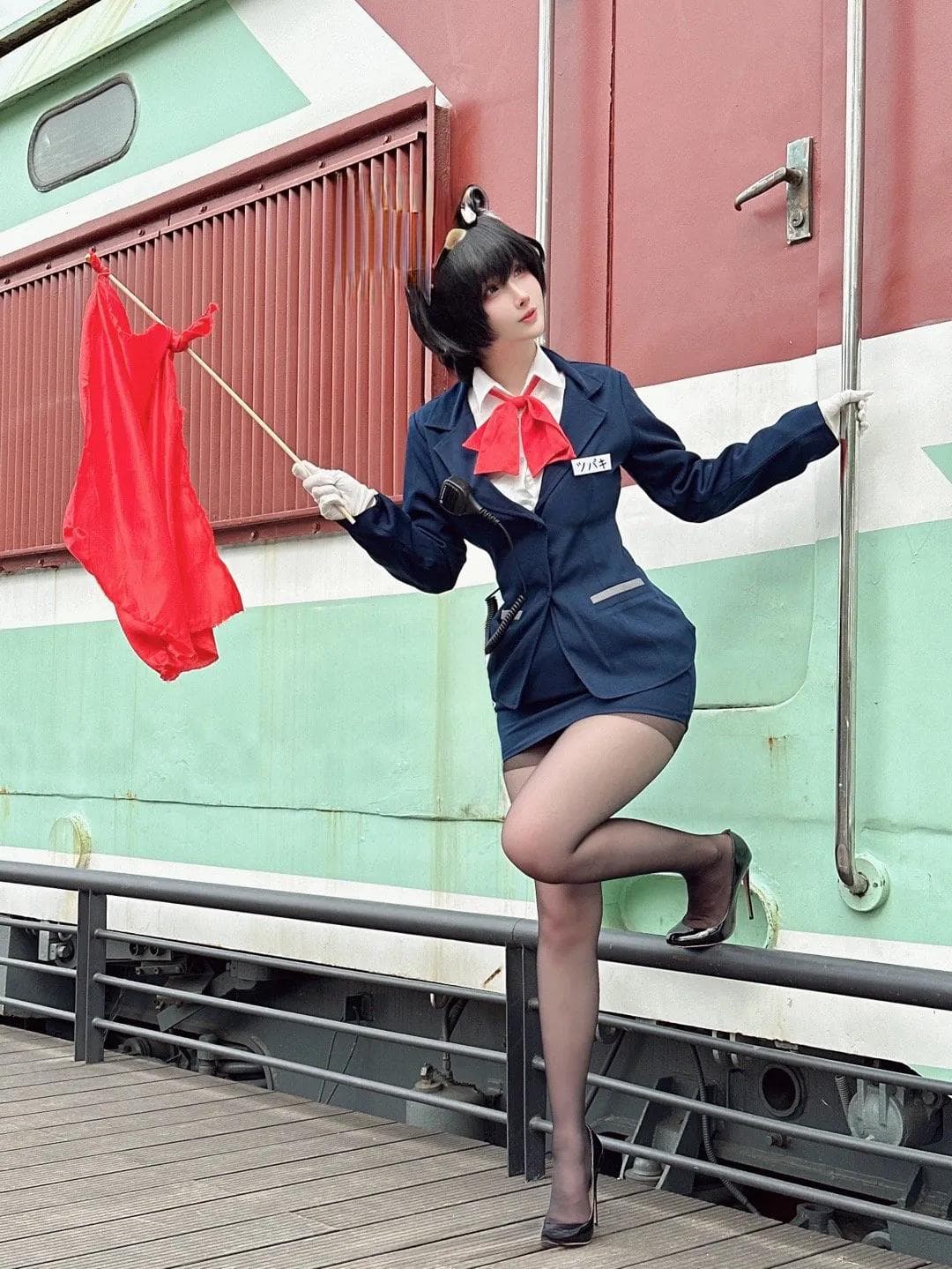 cosplay 碧蓝档案 椿 俏皮可爱