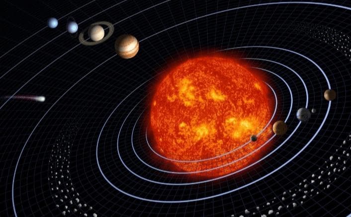 太阳系的所有星球都围绕着太阳转，那太阳会围着哪里转呢？