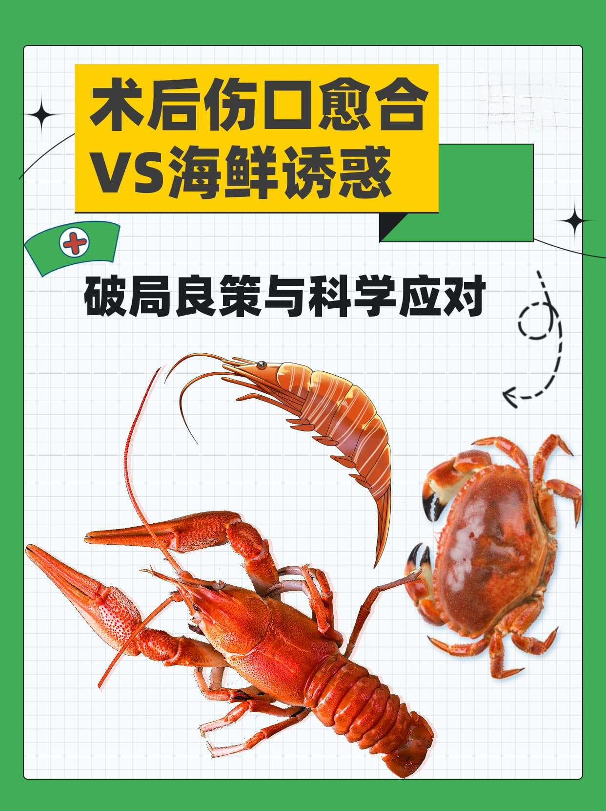 术后伤口愈合VS海鲜诱惑：破局良策与科学应对