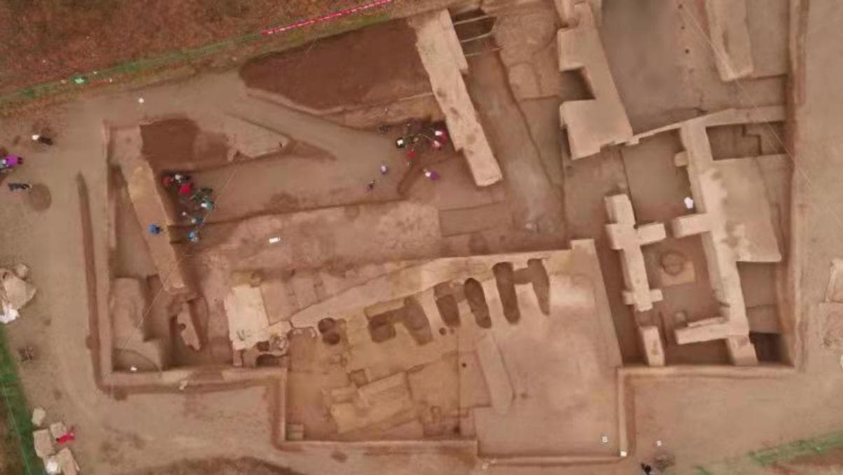 南佐遗址发现5000年前中轴线，规模相当于8个故宫