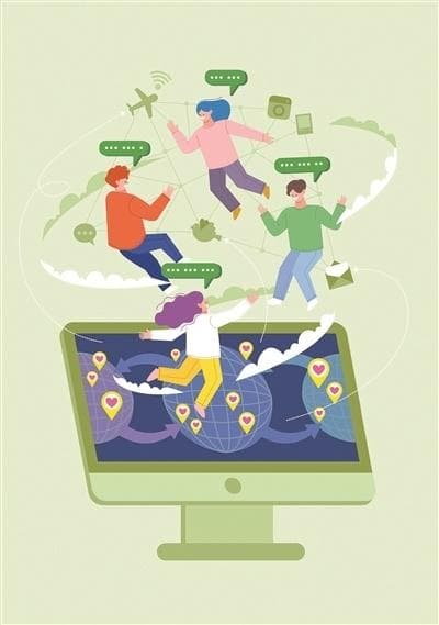 线上社交年轻人形成一套新礼仪
