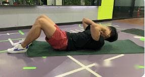 坐姿腹前平拉动作主要是锻炼