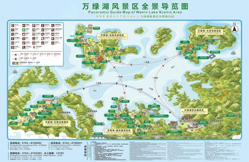 广东河源万绿湖风景区：华南第一湖的生态美景