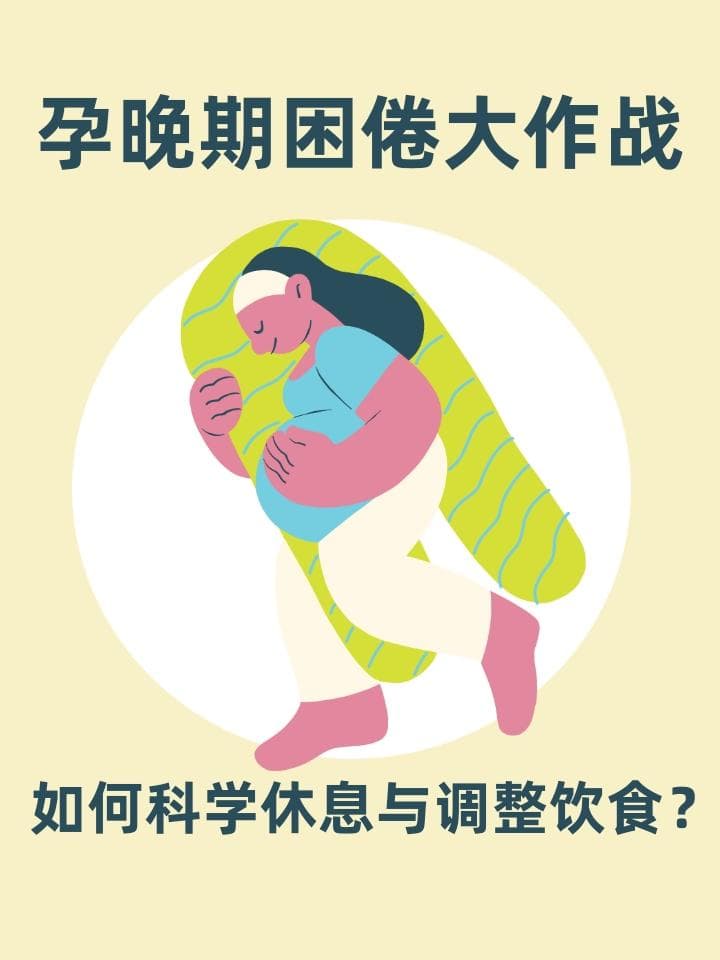 孕晚期困倦大作战：如何科学休息与调整饮食？