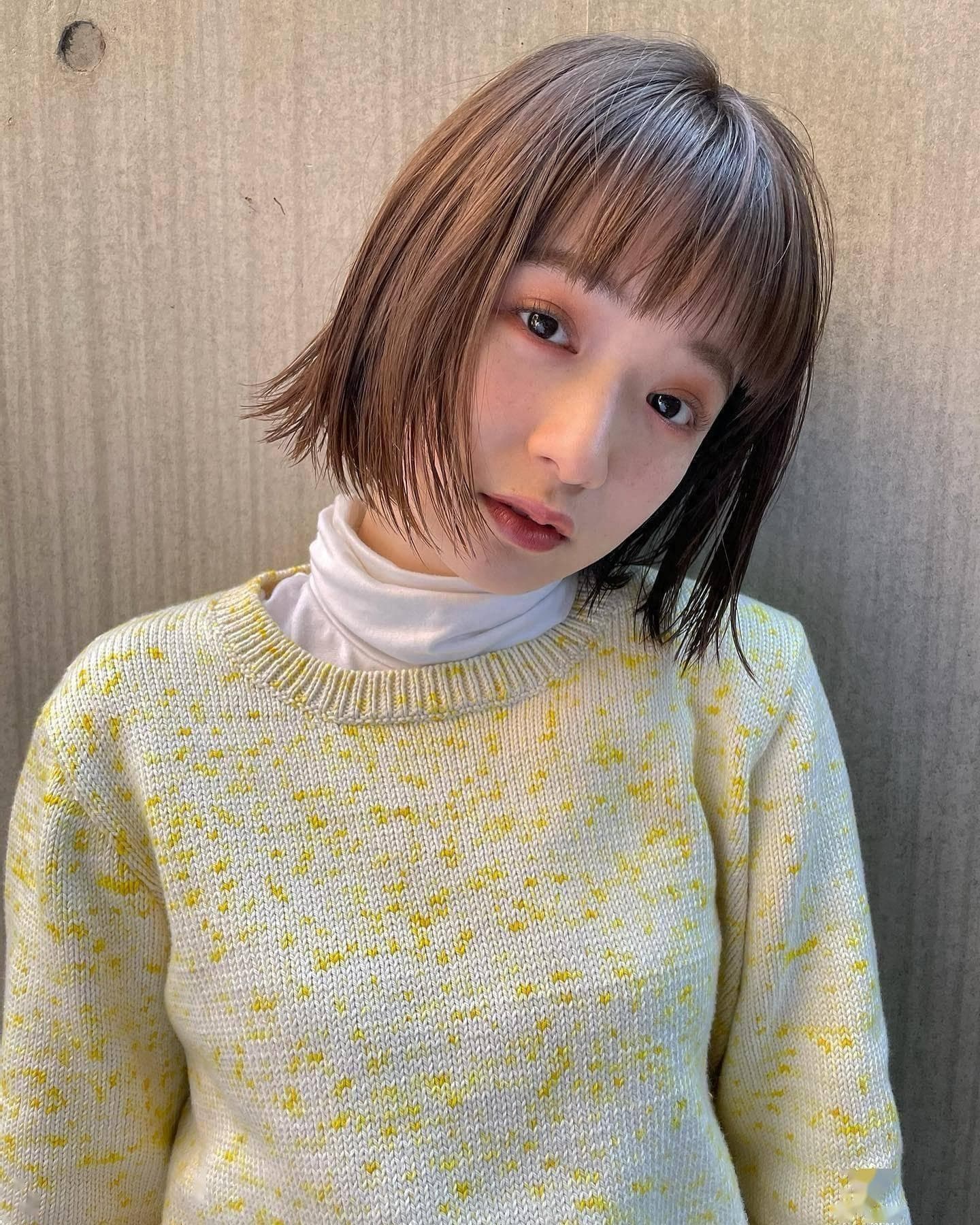 圆脸女生别怕剪短发！选对这4款，秒变精致小V脸！