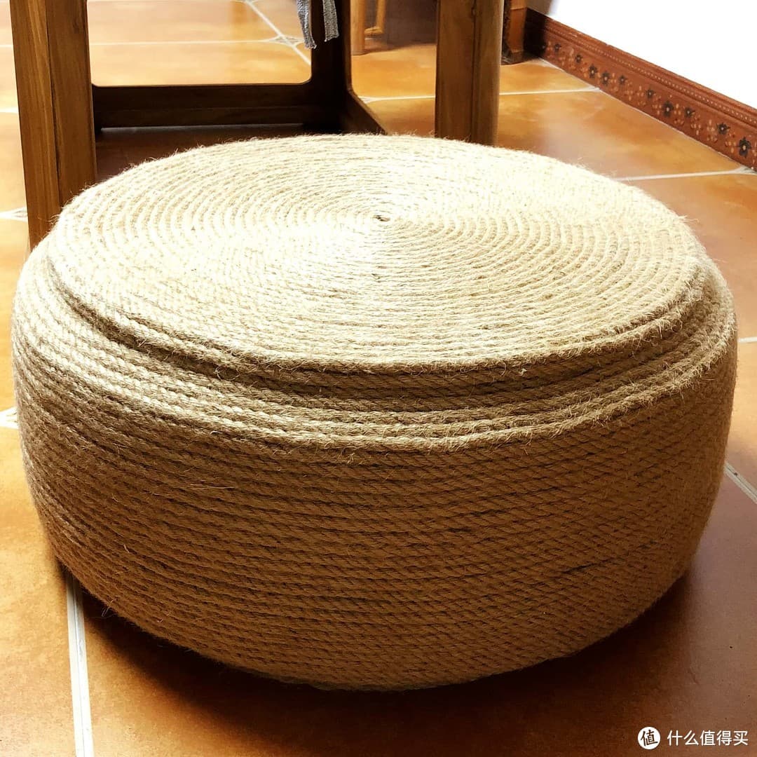 如何利用废旧轮胎DIY一个禅意坐垫