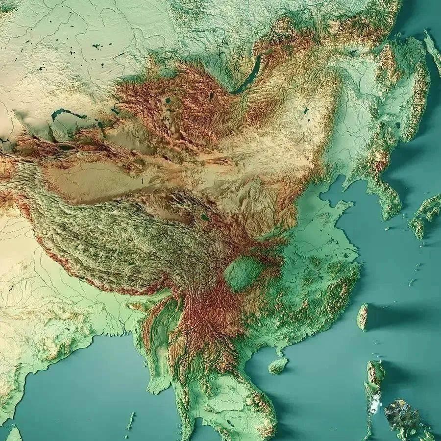三大阶梯，读懂中国地势！