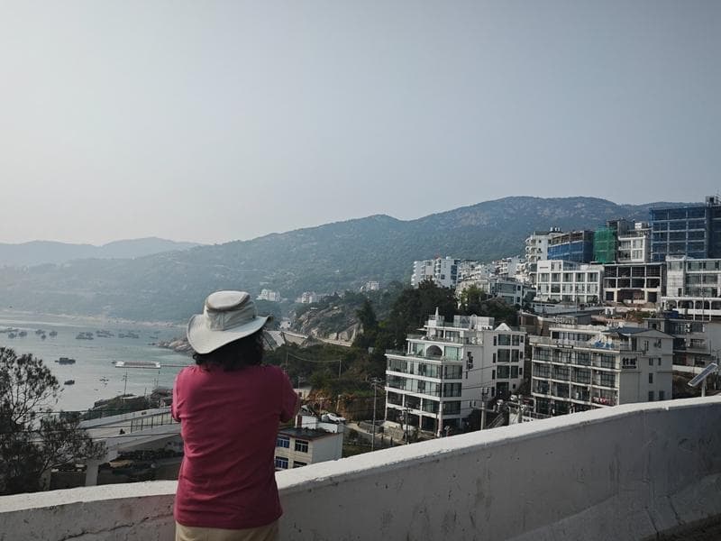 霞浦东壁村别致风景引人流——在这里，等海水变橙