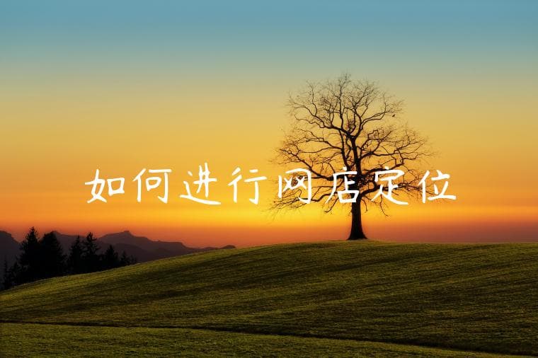 如何进行网店定位？