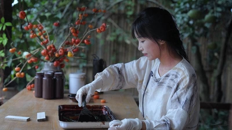 李子柒回归 传播中国漆器之美