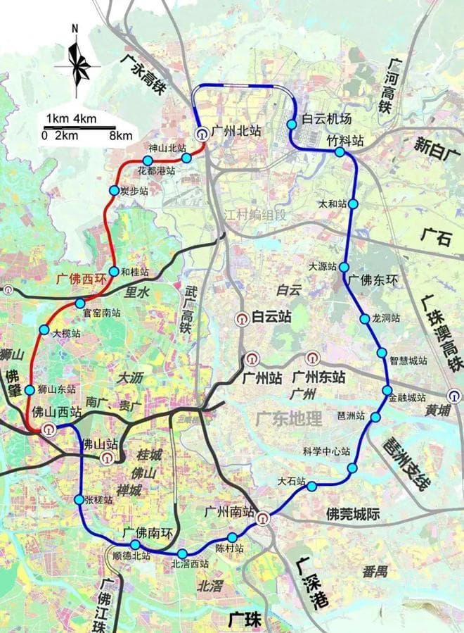 广佛东环城际铁路将在2025年建成通车，喜迎第十五届全运会举行！