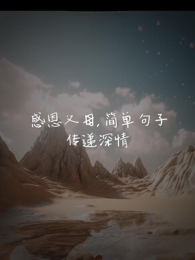 为什么感谢父母？感谢父母：一份无法偿还的爱与付出！