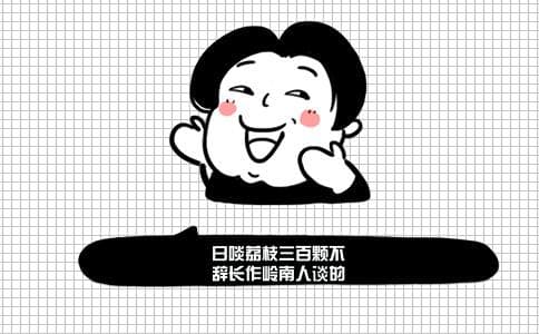 日啖荔枝三百颗不辞长作岭南人谈的意思是什么
