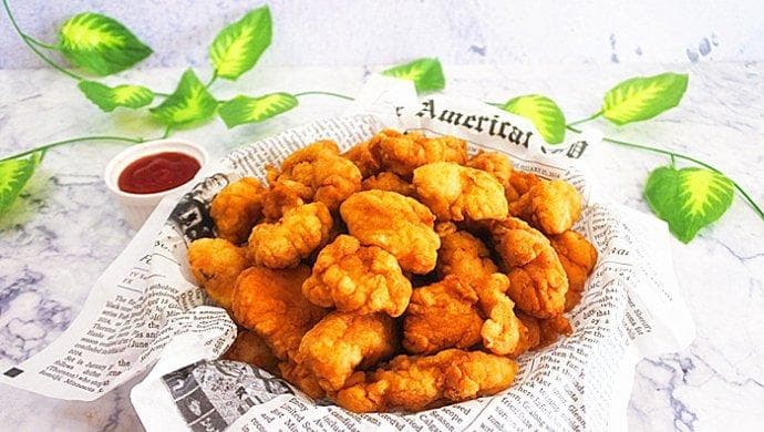 自制鸡米花：外酥里嫩的美味小吃