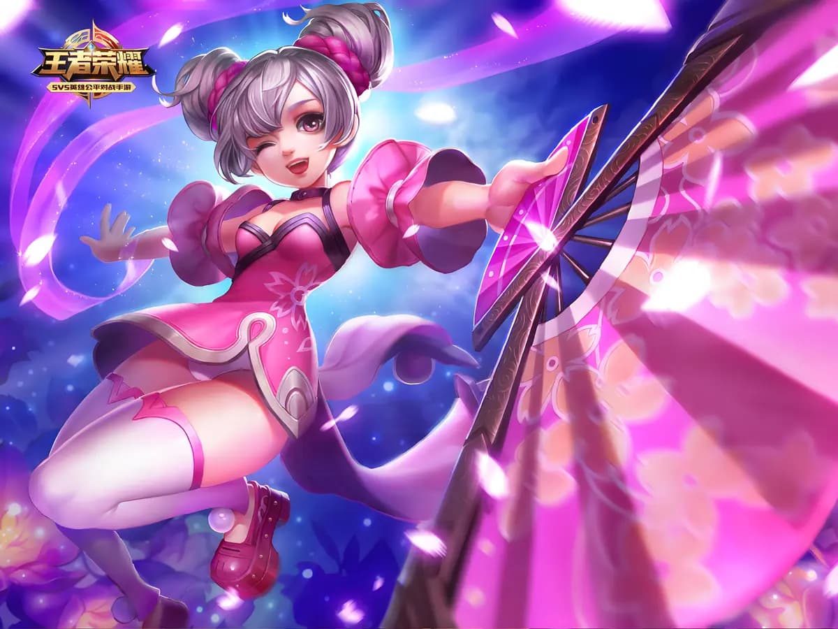 王者荣耀小乔：魔法少女的战斗风采