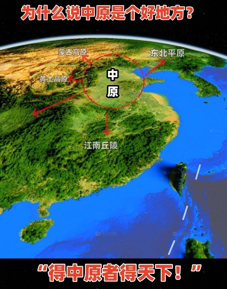 为什么古代的中原这么重要？它究竟代表了哪些省份和地形区？