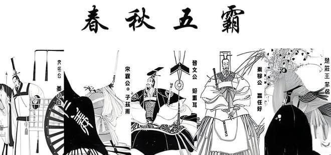 春秋五霸生平及历史典故