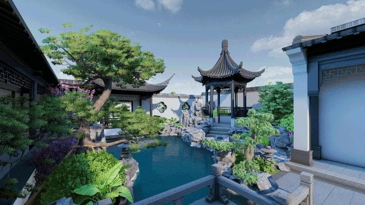 中式园林设计里八大造景手法，一步一景皆诗意