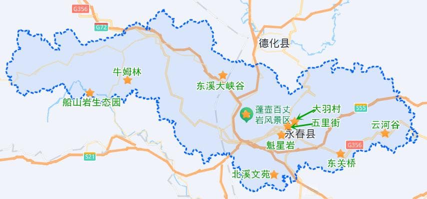 永春旅游十大景点排名，永春一日游必去景点推荐