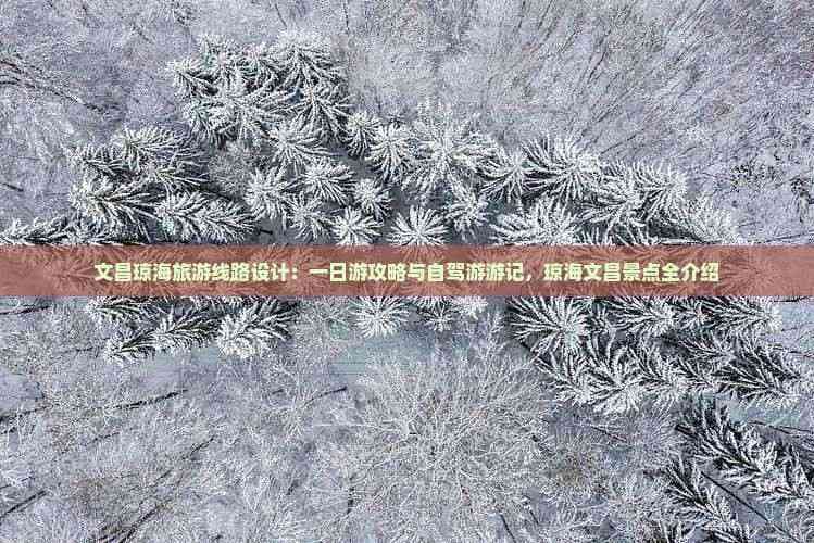 文昌琼海旅游攻略：一日游线路设计与景点详解