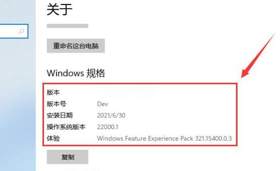 Windows 11系统版本查看方法