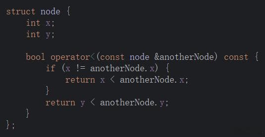 C++自定义结构体的排序规则详解