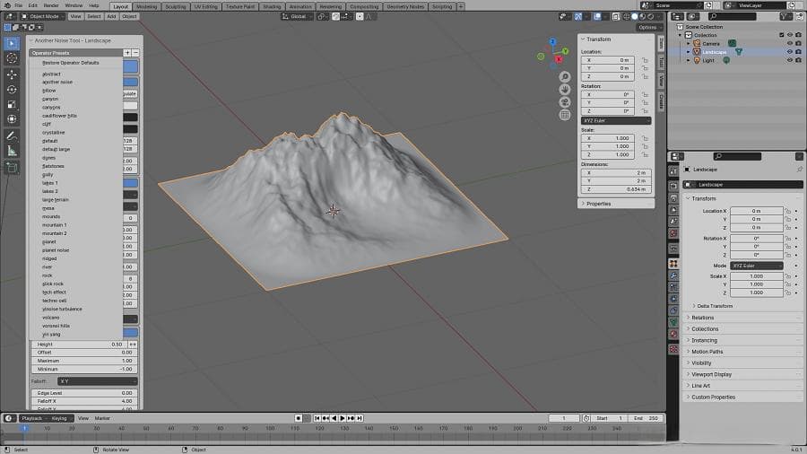 山岭隧道及道路3D建模教程【Blender】