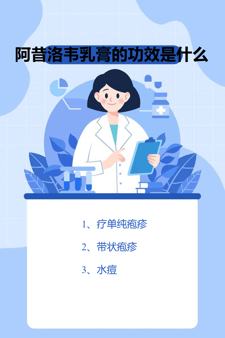 阿昔洛韦乳膏的功效是什么