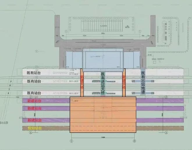 呼南高铁最新进展：龙门高铁站从7台16线减至6台15线，够用吗