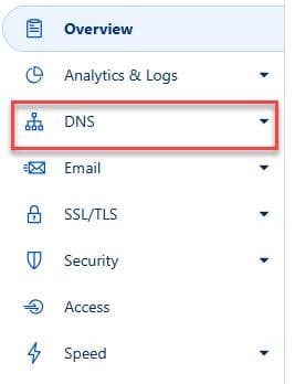 将 Cloudflare 中的 DNS 记录连接到 Microsoft 365