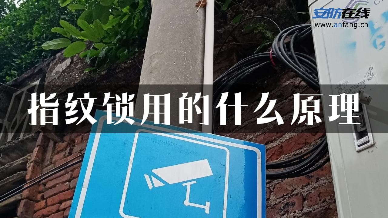 指纹锁的工作原理