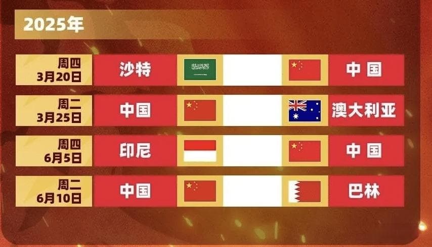 国足对阵沙特开球时间确定，世预赛18强赛第七轮