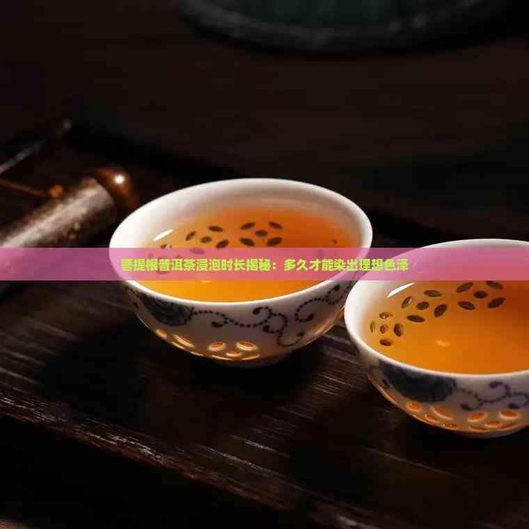 菩提根普洱茶浸泡时长揭秘：多久才能染出理想色泽