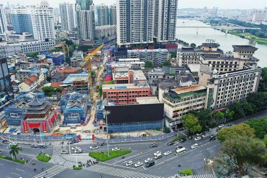 南宁邕州古城项目建设有新进展 中山路计划今年底实现逐步开放