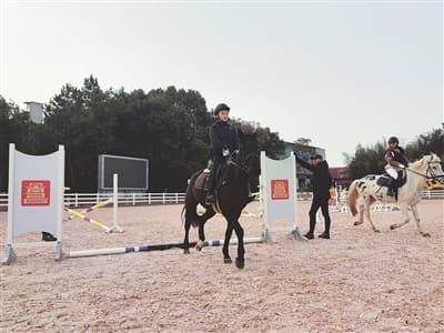 马术运动走进寻常百姓家 南昌“00后”“10后”爱上马术课