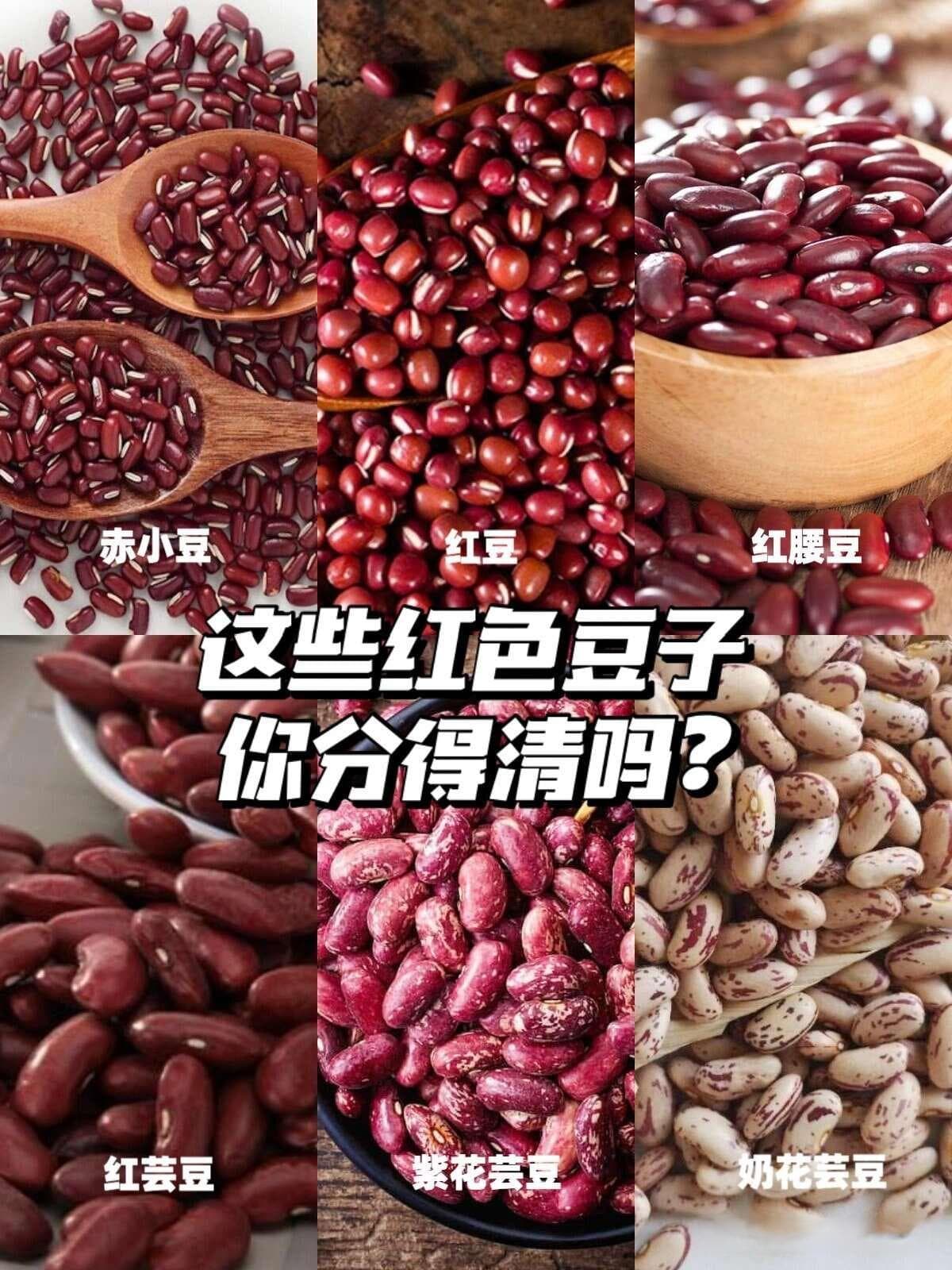 红豆/赤小豆/红腰豆，这些红豆子你分得清吗？