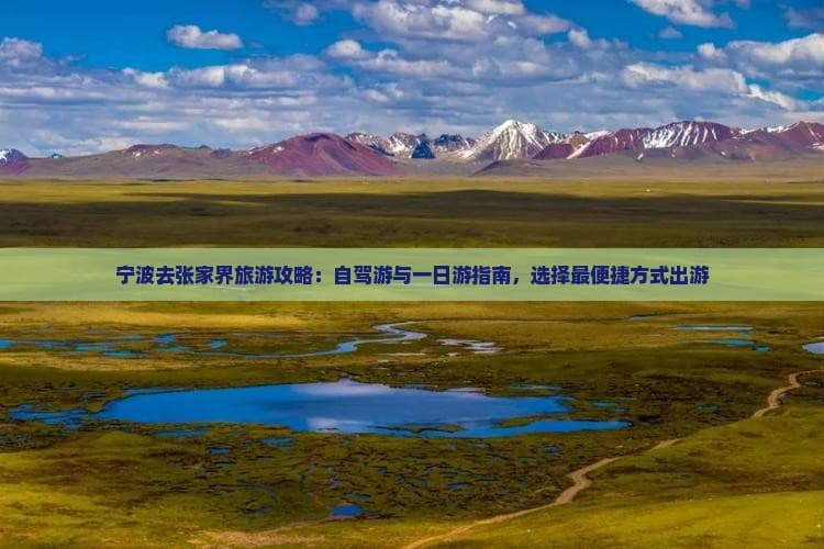 宁波去张家界旅游攻略：自驾游与一日游指南，选择最便捷方式出游