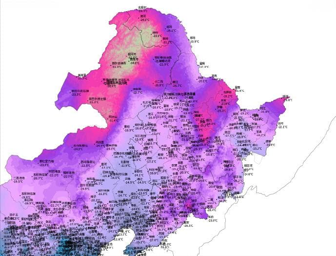 深紫色涡旋再度南下放冷气，南方连雨雪但大范围升温酝酿，分析：春天扩大
