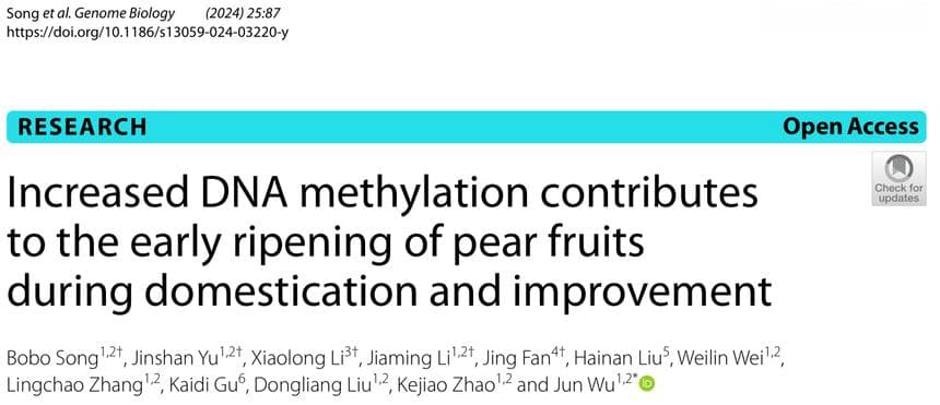 群体研究 | 驯化和改良的群体甲基化文章盘点和解析