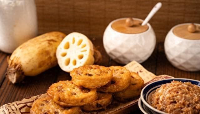 炸藕盒：酥脆美味的秘密配方