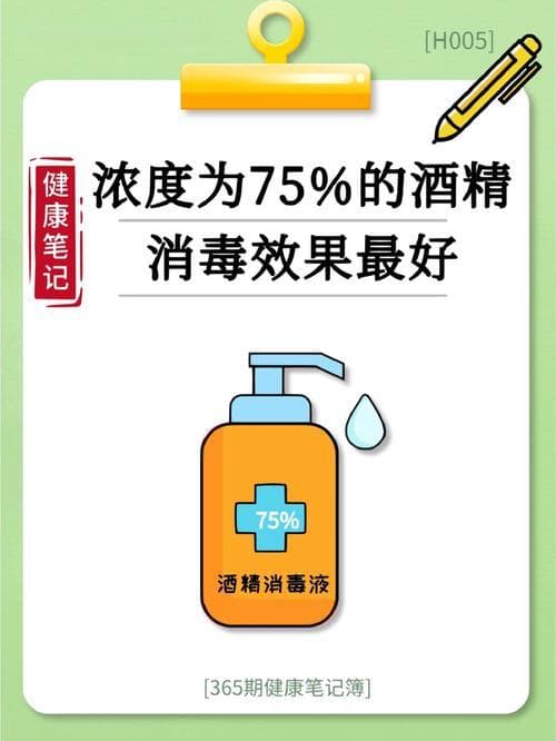 酒精消毒最佳浓度,酒精消毒最佳浓度是多少