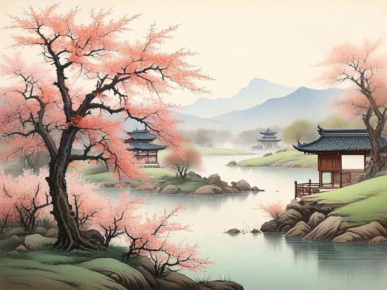 中国北方：田园诗篇中的春天画卷